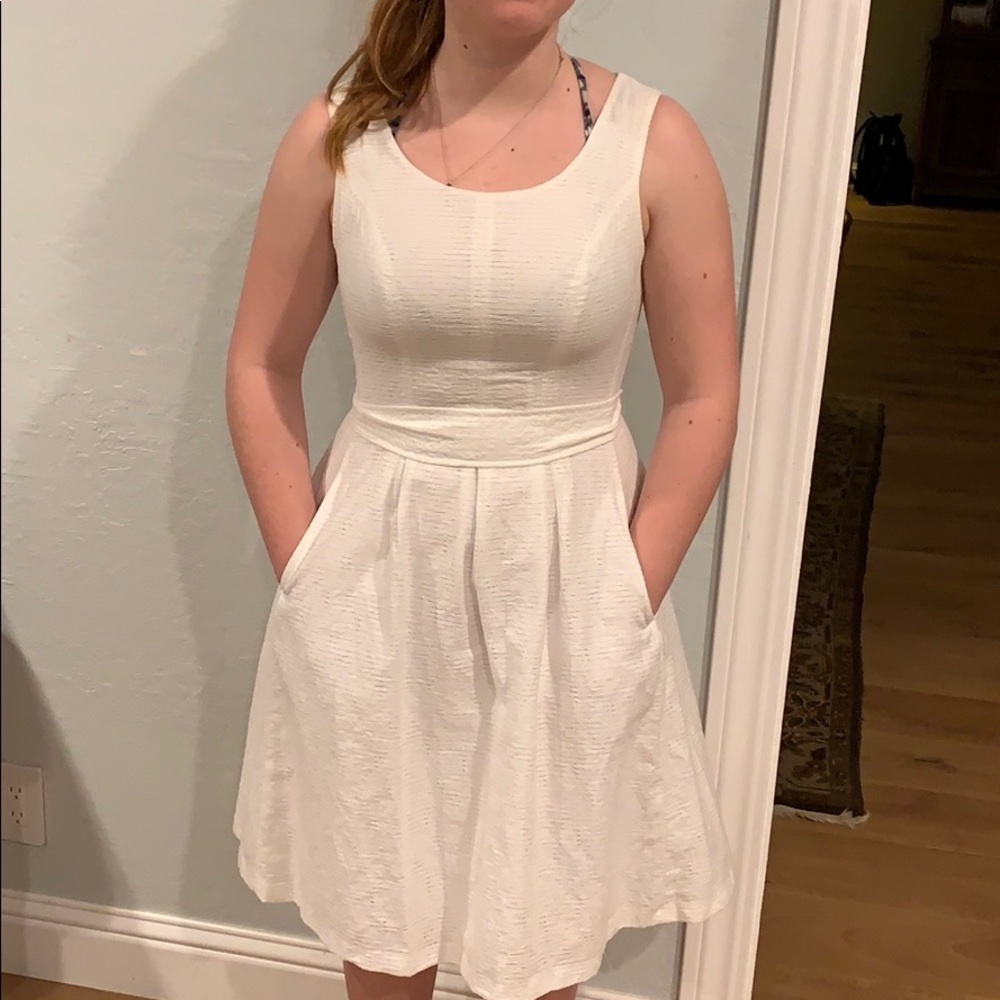 white formal dress